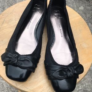 Etienne Aigner Black Flats